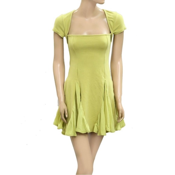 Free People Free-est Lexi Mini Dress Flattering Capped sleeve Beach - Picture 5 of 9